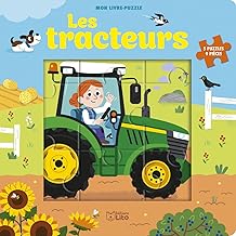 Les tracteurs: 5 puzzles, 9 pièces