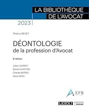 Déontologie de la profession d'avocat: 2022