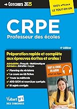 CRPE 2025 - Préparation rapide et complète aux épreuves écrites et orales (M2): Français, Mathématiques, Leçon, Entretien