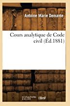 Cours analytique de Code civil
