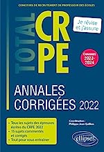 Annales corrigées du CRPE 2022