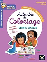 Maternelle Activités de coloriage GS - 5 ans: Chouette entrainement Par Matière