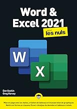 Word et Excel 2021 MÃ©gapoche Pour les Nuls