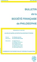 La vieille querelle entre philosophie et poésie (Bulletin de la SFP, 2022/2)