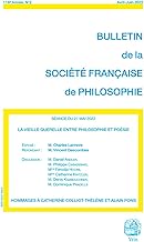 La vieille querelle entre philosophie et poésie (Bulletin de la SFP, 2022/2)
