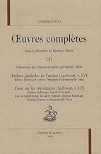 Oeuvres complètes : Volume I-II,: Tomes 1 et 2, 
