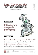 Les Cahiers du Journalisme, V.2, NO 8-9