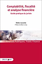 ComptabilitÃ©, fiscalitÃ© et analyse financiÃ¨re: Guide pratique du juriste