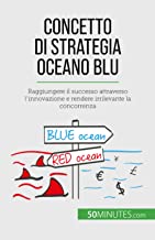 Concetto di Strategia Oceano Blu: Raggiungere il successo attraverso l'innovazione e rendere irrilevante la concorrenza