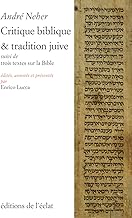 Critique biblique et tradition juive