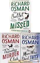 Thursday Murder Club, The Man Who Died Twice, The Bullet That Missed 3 Book Set Collection