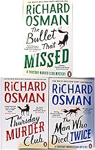 Thursday Murder Club, The Man Who Died Twice, The Bullet That Missed 3 Book Set Collection