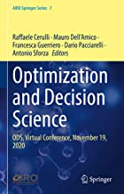 Optimization and Decision Science: Ods, Virtual Conference, November 19, 2020: 7