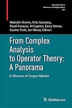 From Complex Analysis to Operator Theory - a Panorama: In Memory of Sergey Naboko: 291