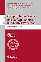 Computational Science and Its Applications – ICCSA 2023 Workshops: Athens, Greece, July 3–6, 2023, Proceedings, Part VI: 14109