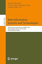 Web Information Systems and Technologies: 18th International Conference, WEBIST 2022, Valletta, Malta, October 25–27, 2022, Revised Selected Papers: 494