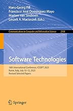 Software Technologies: 18th International Conference, Icsoft 2023, Rome, Italy, July 10–12, 2023, Revised Selected Papers: 2104