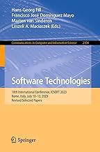 Software Technologies: 18th International Conference, Icsoft 2023, Rome, Italy, July 10–12, 2023, Revised Selected Papers: 2104