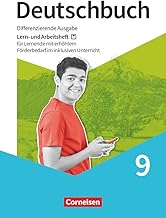 Deutschbuch 9. Schuljahr - Lern- und Arbeitsheft für Lernende mit erhöhtem Förderbedarf im inklusiven Unterricht