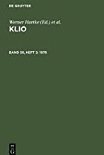Klio, Band 58, Heft 2, Klio (1976)