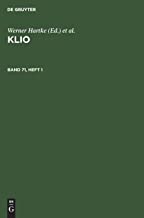 Klio, Band 71, Heft 1, Klio Band 71, Heft 1