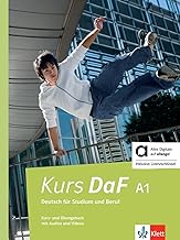 Kurs DaF A1 - Hybride Ausgabe allango: Deutsch für Studium und Beruf. Kurs- und Übungsbuch mit Audios und Videos inklusive Lizenzschlüssel allango (24 Monate)