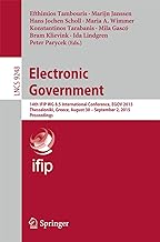 Electronic Government: 14th IFIP WG 8.5 International Conference, EGOV 2015, Thessaloniki, Greece, August 30 -- September 2, 2015, Proceedings: 9248