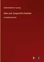 Oden; und, Ausgewählte Gedichte: in Großdruckschrift