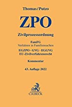 Zivilprozessordnung: FamFG Verfahren in Familiensachen, EGZPO, GVG, EGGVG, EU-Zivilverfahrensrecht
