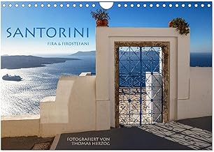 Santorini Fira & Firostefani (Wandkalender 2025 DIN A4 quer), CALVENDO Monatskalender: Santorini Fira & Firostefani