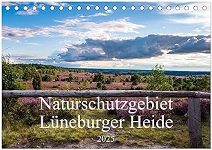 Naturschutzgebiet Lüneburger Heide (Tischkalender 2025 DIN A5 quer), CALVENDO Monatskalender: Wandern in der traumhaften Heidelandschaft rund um den Wilseder Berg