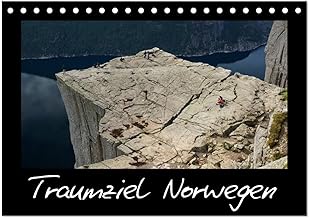 Traumziel Norwegen (Tischkalender 2025 DIN A5 quer), CALVENDO Monatskalender: Impressionen aus Norwegen