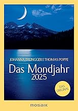 Das Mondjahr 2025 - s/w Taschenkalender: Das Original