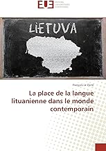La place de la langue lituanienne dans le monde contemporain