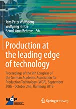 Production at the Leading Edge of Technology: Proceedings of the 9th Congress of the German Academic Association for Production Technology Wgp, September 30th - October 2nd, Hamburg 2019