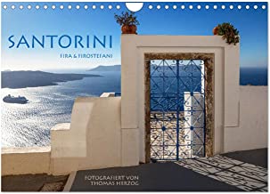 Santorini Fira & Firostefani (Wandkalender 2023 DIN A4 quer): Santorini Fira & Firostefani (Monatskalender, 14 Seiten )