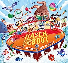 Hasen rasen mit dem Boot