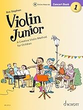 Violin Junior: Concert Book 1 - A Creative Violin Method for Children - Violin and Piano Sheet Music - Schott Music (ED 23121): A Creative Violin ... Band 1. Violine und Klavier.: Konzertbuch 1