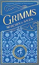 Grimms Märchen und Sagen (vollständige Ausgabe): Cabra-Leder mit zweifarbigen Prägungen