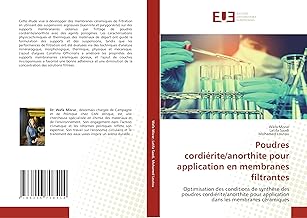 Poudres cordiérite/anorthite pour application en membranes filtrantes: Optimisation des conditions de synthèse des poudres cordiérite/anorthite pour application dans les membranes céramiques