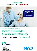 TÃ©cnico en Cuidados Auxiliares de EnfermerÃ­a de la Comunidad de Madrid (acceso libre). Temario y Test EspecÃ­fico. Volumen 2