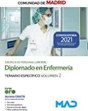 Diplomado en Enfermería (Grupo II de Personal Laboral) de la Comunidad de Madrid. Temario específico volumen 2
