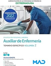Auxiliar de Enfermería de la Comunidad Autónoma de Extremadura (Personal Laboral Grupo IV). Temario específico volumen 2
