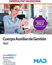 Cuerpo Auxiliar de Gestión de la Generalitat Valenciana. Test