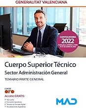 Cuerpo Superior Técnico de la Administración de la Generalitat Valenciana, sector administración gen