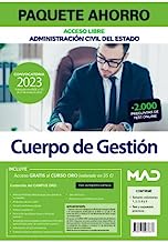 Paquete Ahorro Cuerpo Gestión Administración Civil Estado (acceso libre).