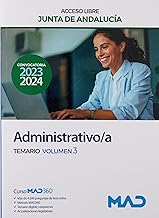 Administrativo/a de la Junta de Andalucía (Acceso Libre). Temario Volumen 3