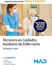 Técnico/a en Cuidados Auxiliares de Enfermería del Cabildo Insular de Gran Canaria. Temario y Test