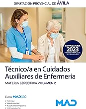Técnico/a en Cuidados Auxiliares de Enfermería de la Diputación Provincial de Ávila. Materia específica Volumen 2