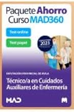 Paquete Ahorro (LIBRERÍA) Curso MAD360 + Libros PAPEL Técnico/a en Cuidados Auxiliares de Enfermería de la Diputación Provincial de ÁvilaL